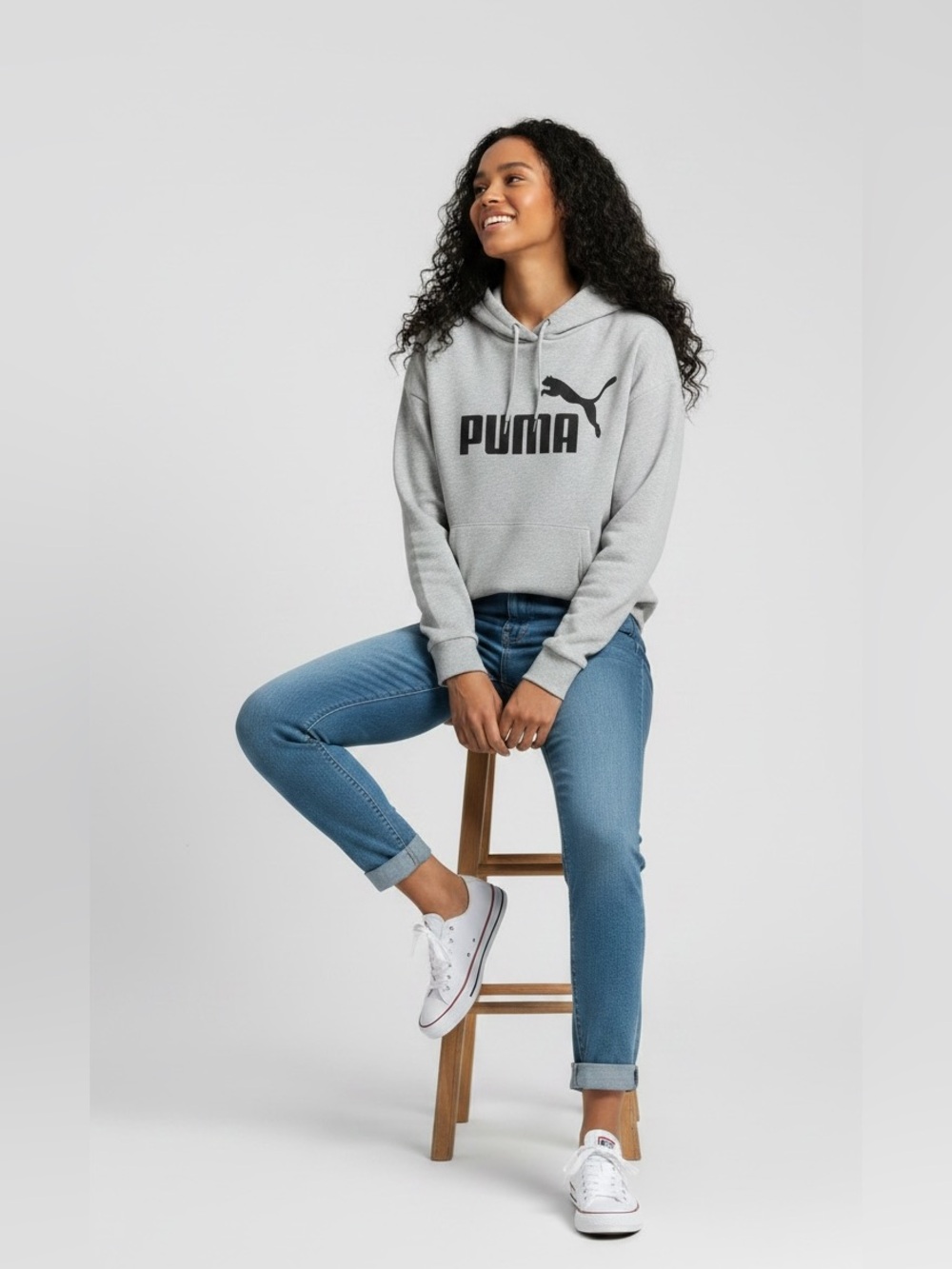 EUC Women’s Puma Hoodie Size 1X - Picture 2 of 5